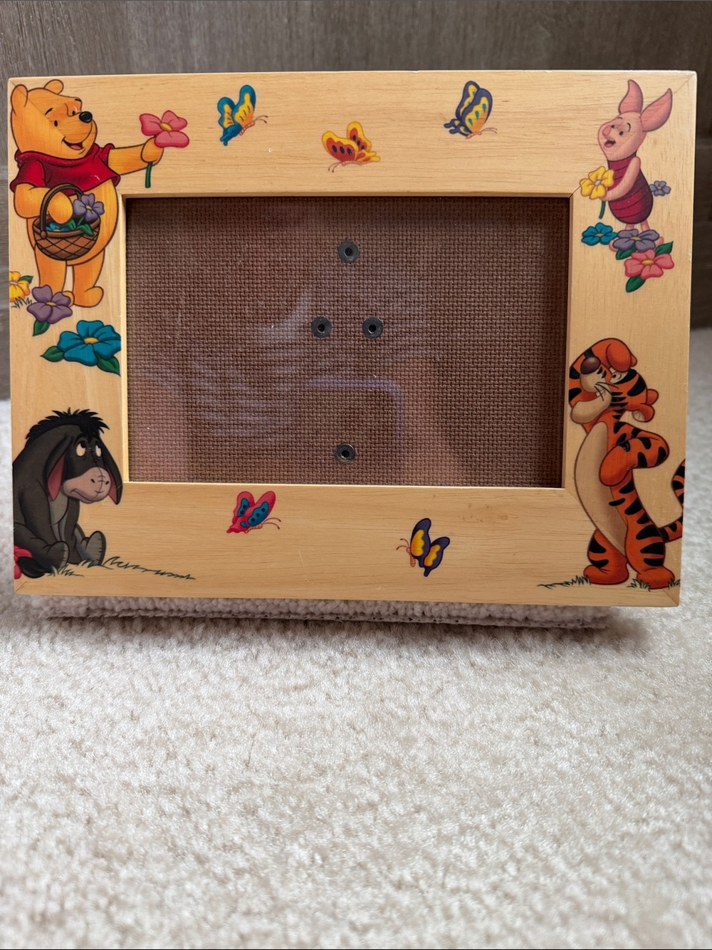 Disney Winnie the Pooh Picture Frame Brown & Multicolor